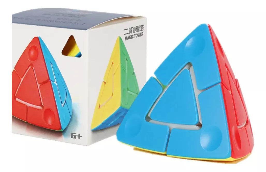 CUBO RUBIK PYRAMINX DUO SENGSO STICKERLE